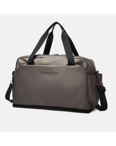 Shinport Urban Chic Black Athleisure Duffel Bag