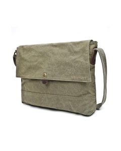 Shinport Original haversack canvas shoulder bag bread bag classic military Messenger daypack OD Olive